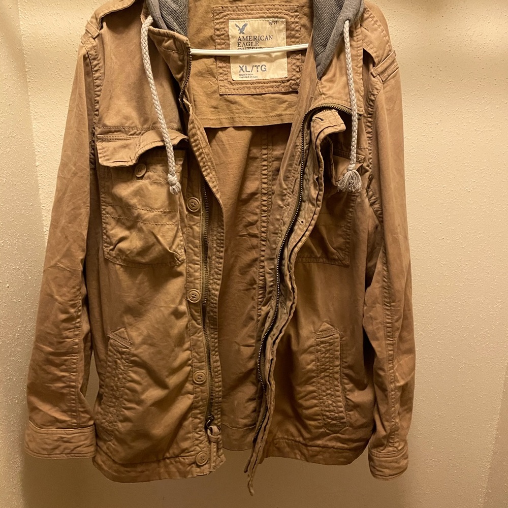 American Eagle jacket with hoodie.